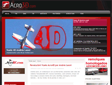 Tablet Screenshot of acro3d.com